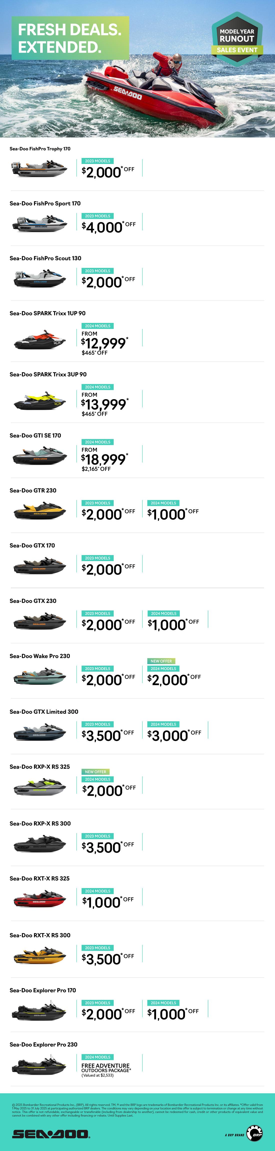 Sea-Doo Campaign Non-Switch - Q2 2025 Retail Program AU
