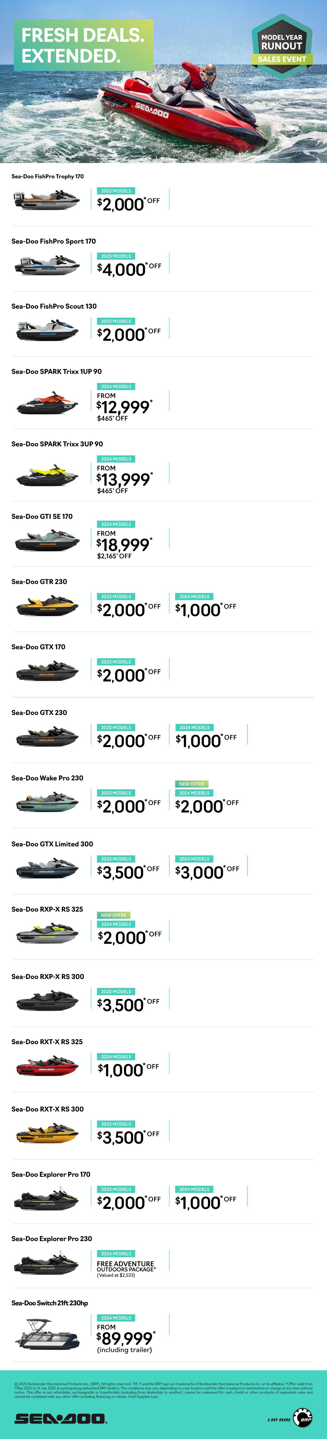 Sea-Doo Campaign Switch - Q2 2025 Retail Program AU